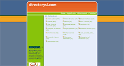 Desktop Screenshot of directorysi.com