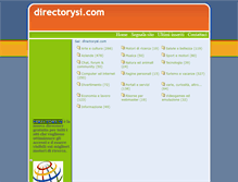 Tablet Screenshot of directorysi.com